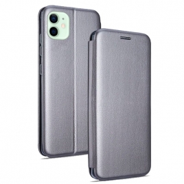 Funda Movil Cool Flip Cover Elegance Silver iPhone 12 / 12 PRO