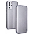 Funda Movil Cool Flip Cover Elegance Silver Samsung Galaxy S21 Ultra