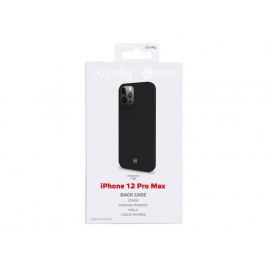 Funda Movil Back Cover Celly Cromo Black iPhone 12 PRO MAX
