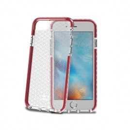 Funda Movil Back Cover Celly Hexagon Transparente/Red iPhone 7 / 8 / se 2020