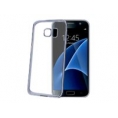 Funda Movil Back Cover Celly Laser Transparente/Silver Galaxy S7