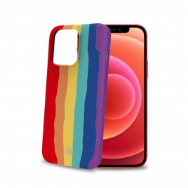 Funda Movil Back Cover Celly Silicona Rainbow iPhone 13 PRO