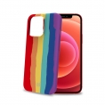 Funda Movil Back Cover Celly Silicona Rainbow iPhone 13 PRO