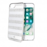 Funda Movil Back Cover Celly Stripes White/Silver iPhone 6 / 7 / 8 / se