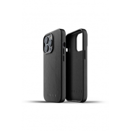 Funda Movil Back Cover Mujjo Leather Black iPhone 13 PRO