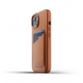Funda Movil Back Cover Mujjo Leather Bolsillo Brown iPhone 13