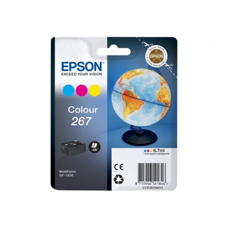Cartucho Epson 267 Color WF-100W