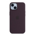 Funda iPhone 14 Apple Silicona Elderberry MagSafe