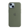 Funda iPhone 14 Plus Apple Silicona Olive MagSafe