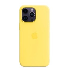 Funda iPhone 14 PRO MAX Apple Silicona Canary Yellow MagSafe