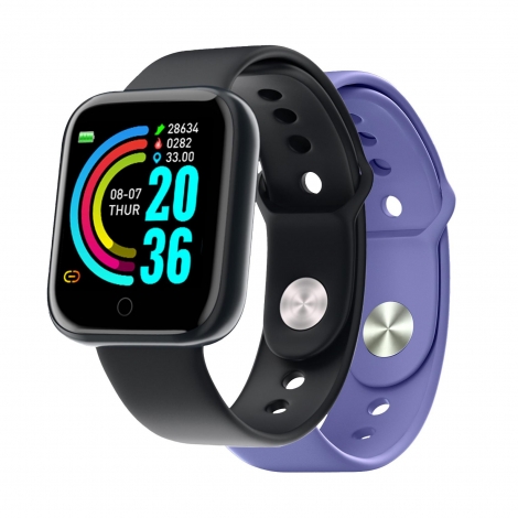 Smartwatch Celly Trainerbeat 1.44" IP67 Black / Lillac