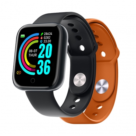 Smartwatch Celly Trainerbeat 1.44" IP67 Black / Orange