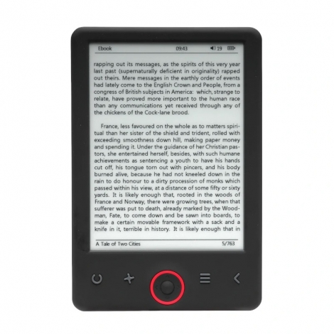 Ebook Denver 635 Light 6" 4GB Tinta Electronica Black