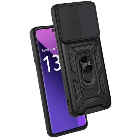 Funda Movil Back Cover Cool Hard Ring Black Xiaomi Redmi Note 13 PRO Plus 5G
