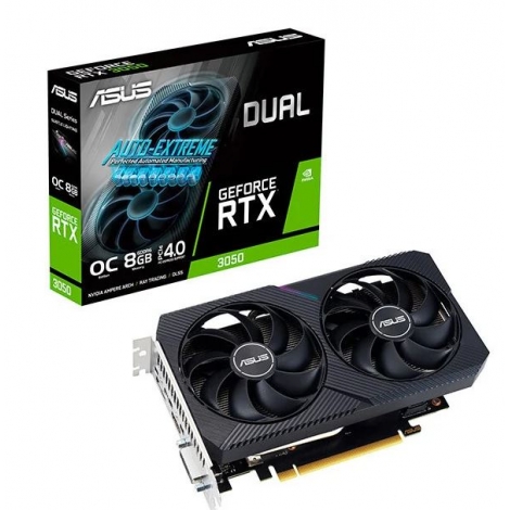Tarjeta Grafica PCIE Nvidia GF RTX 3050 Dual OC 8GB DDR6 DVI HDMI DP