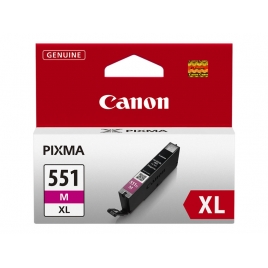 Cartucho Canon CLI-551XL Magenta IP8750 IX6850 MG5450 MG5550 MG6350 MG6450 MG7150 MX725