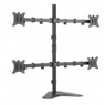 Soporte Monitor Escritorio Equip EQ650127 4 Brazos 17-32" Vesa 100 Black