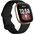 Correa HT Silicona Black para Fitbit Versa 4 / Versa 3 / Sense 2 / Sense