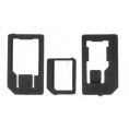 Adaptador Universal HT SIM para Nanosim Y Microsim Black