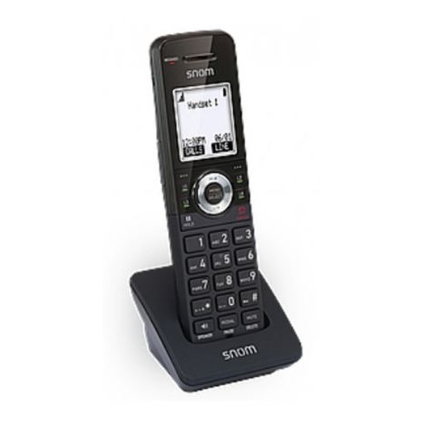 Telefono IP Snom M10 Black