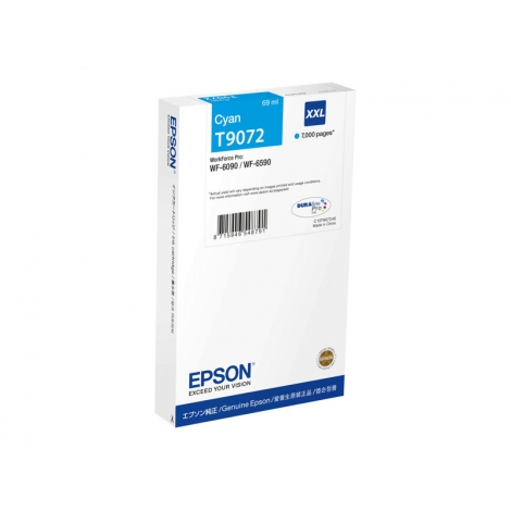 Cartucho Epson T9072xxl Cyan WF-6590