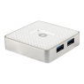 HUB Conceptronic USB 4 Puertos USB 3.0 White + Alimentador