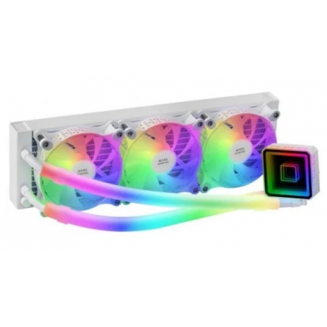 KIT Refrigeracion Liquida CPU Mars Gaming ML-ULTRA White 360 Argb 2066/2011/1700/1200/1155/1151/775 Am5/Am4/Am3/Am2