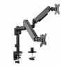 Soporte Monitor Escritorio Equip 2 Brazos 17-32" Vesa 100 Montaje Pinza