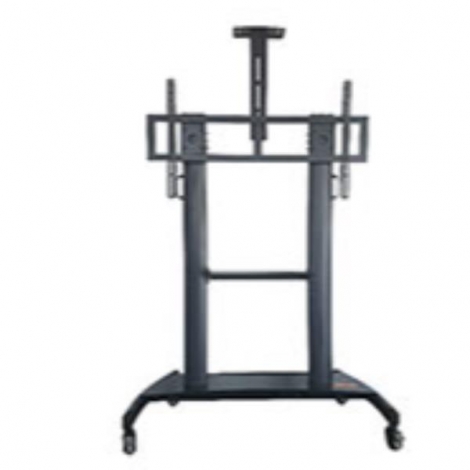 Soporte Monitor Suelo Movil Newline 100" Ruedas Black