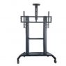 Soporte Monitor Suelo Movil Newline 100" Ruedas Black