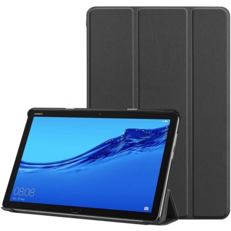 Funda Tablet Cool Leather Black Huawei Mediapad M5 Lite