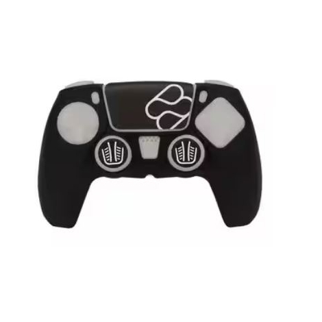 Funda FR-TEC Silicone + Grips Black para Dualsense