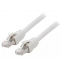 Cable Kablex red RJ45 CAT 8 1M Grey
