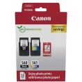Cartucho Canon PG-560 / CL-561 Multipack + Papel 50H TS5350 TS5351 TS5352 TS5353