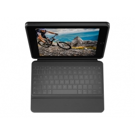 Funda Tablet + Teclado Logitech Folio Rugged Graphite iPad 10.2" (7ª 8ª 9ª GEN)