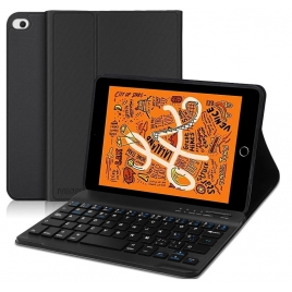 Funda Tablet HT Folio + Teclado Bluetooth Black Apple iPad Mini (1ª 2ª 3ª 4ª 5ª GEN)