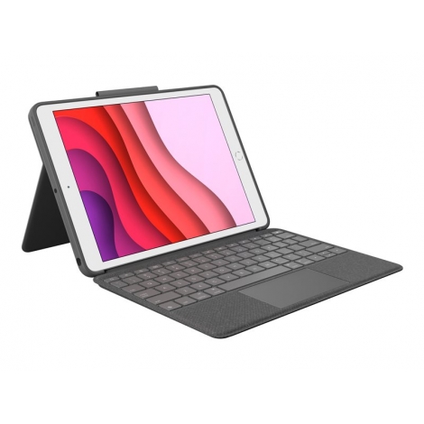 Funda Tablet + Teclado Logitech Combo Touch Grafito iPad (7ª 8ª 9ª GEN)