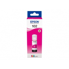 Bote de Tinta Epson 102 Magenta 70ML Ecotank ET-2700 ET-2750 ET-3700 ET-3750 ET-4750