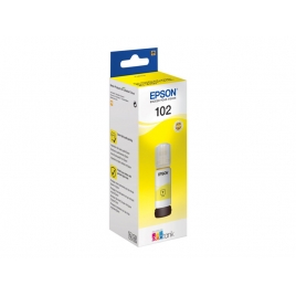 Bote de Tinta Epson 102 Yellow 70ML Ecotank ET-2700 ET-2750 ET-3700 ET-3750 ET-4750