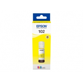 Bote de Tinta Epson 102 Yellow 70ML Ecotank ET-2700 ET-2750 ET-3700 ET-3750 ET-4750