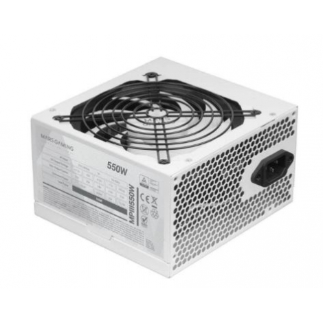 Fuente de Alimentacion ATX 550W Mars Gaming Pasivo PFC 85+ White