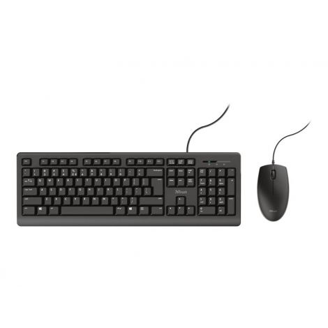 Teclado + Mouse Trust TKM-250 Black