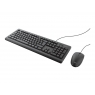 Teclado + Mouse Trust TKM-250 Black