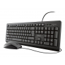 Teclado + Mouse Trust TKM-250 Black