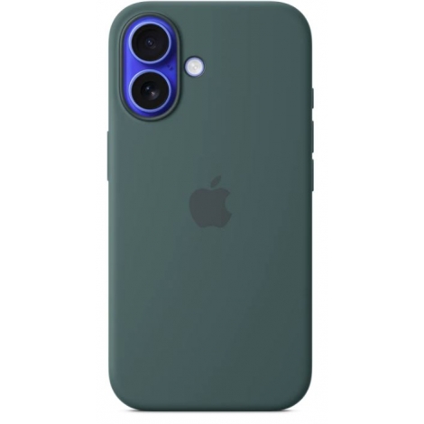 Funda iPhone 16 Plus Apple Silicona Lake Green MagSafe