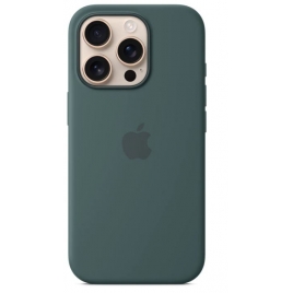 Funda Iphone 16 PRO MAX Apple Silicona Lake Green MagSafe