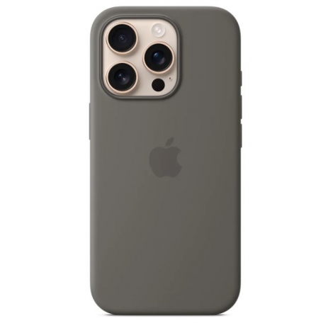 Funda Iphone 16 PRO MAX Apple Silicona Stone Gray MagSafe