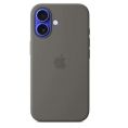 Funda Iphone 16 Apple Silicona Stone Gray MagSafe
