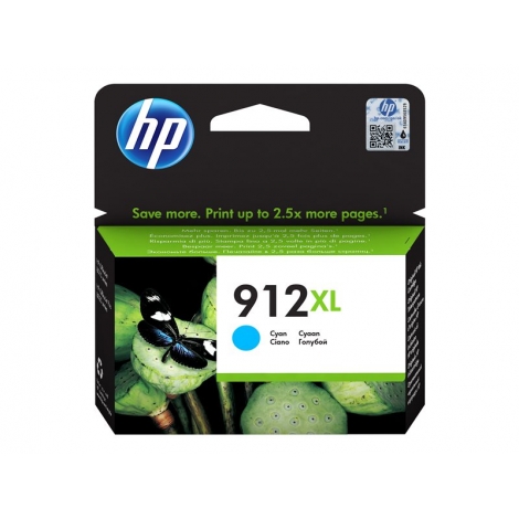 Cartucho HP 912XL Cyan Officejet 8012 8014 8015 8017 Officejet PRO 8022 8023 8024 8025