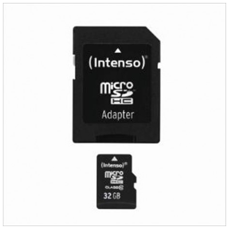Memoria Micro SD 32GB Intenso Class 10 + Adaptador